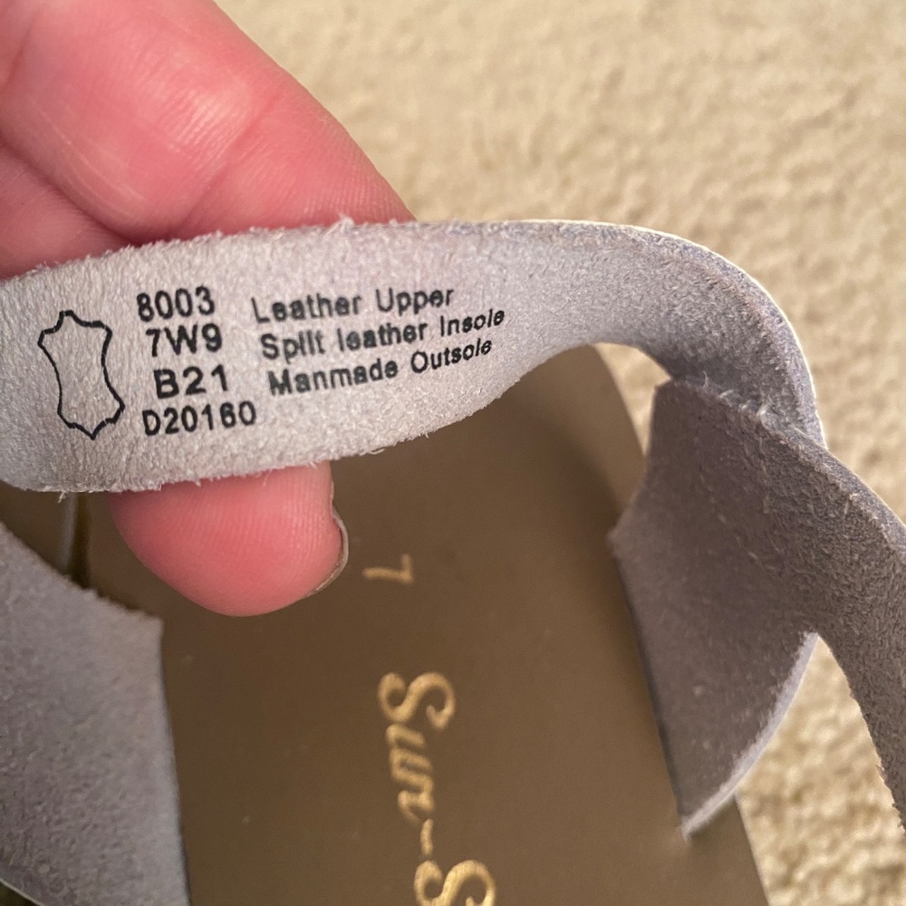 Saltwater Sandals- Sun-San Style-Women's White-Size 7 - Picture 2 of 4